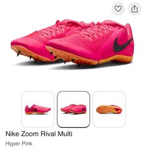 Men  Nike Zoom Rival Multi Track & Field Multi-Event Spikes Size 12